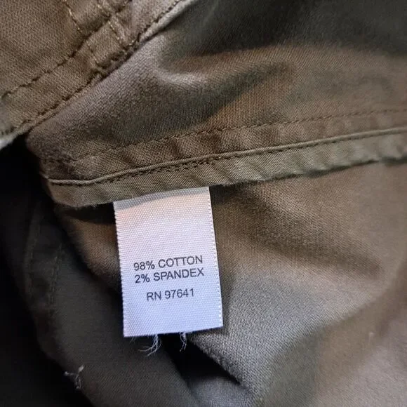 J Jill Jacket Size 14 Lightweight Stretch Olive Green Elevated Casual Chic - Picture 5 of 8
